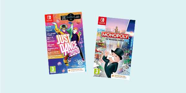 Buy 2 selected Nintendo Switch games for £20.